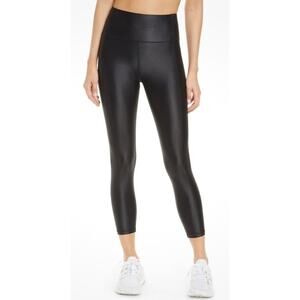 Sweaty Betty High Shine High Waisted 7/8 Leggings SB4815A,Black, size medium
